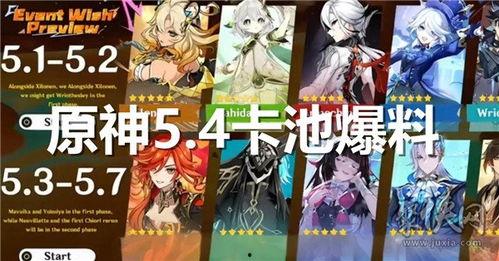 最新元原神卡池爆料,神秘角色即将登场，惊喜不断！